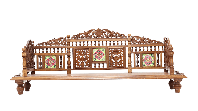 chettinad wooden pillars